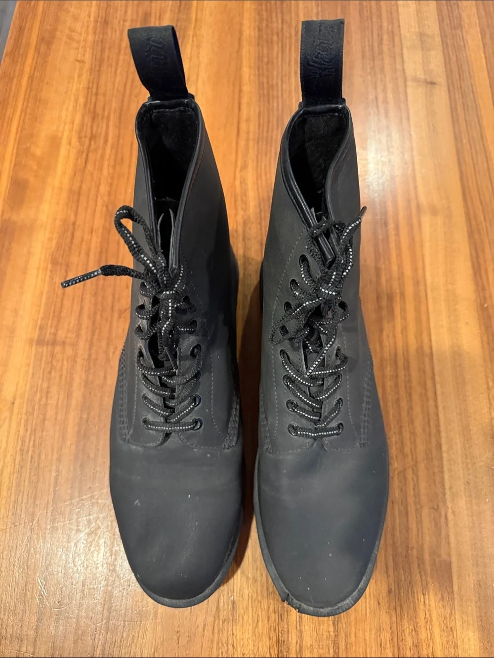 Dr. Marten’s Whiton Black Reflective Boots men’s 11, women’s 12